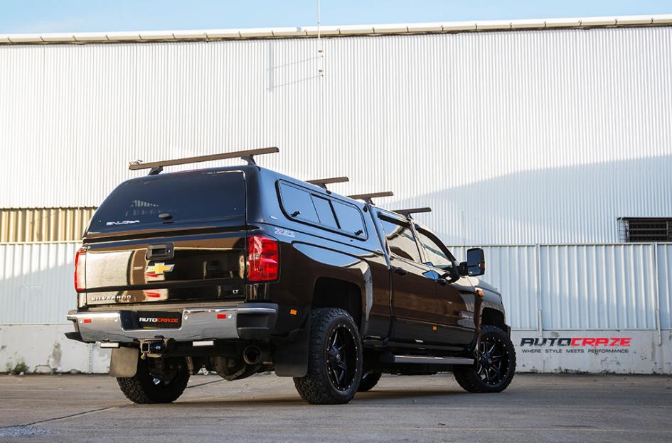 CHEVROLET SILVERADO MAVERICK GLOSS BLACK MILLED ACCENTS